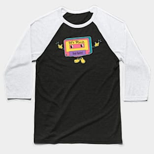 Music cassette man - Rage Baseball T-Shirt